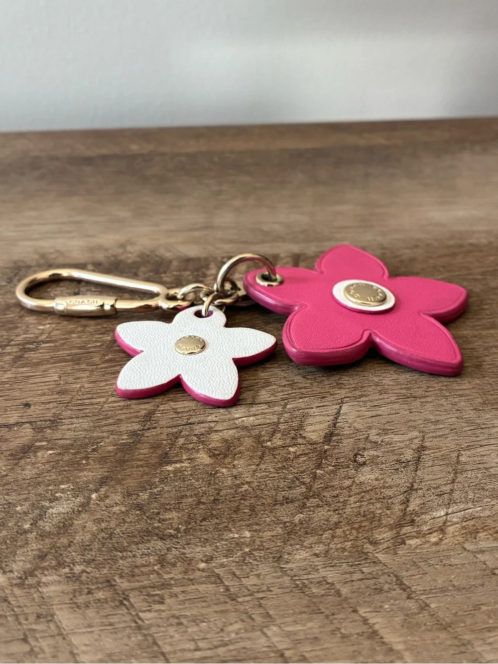 Coach Flower Bag Charm Key Chain